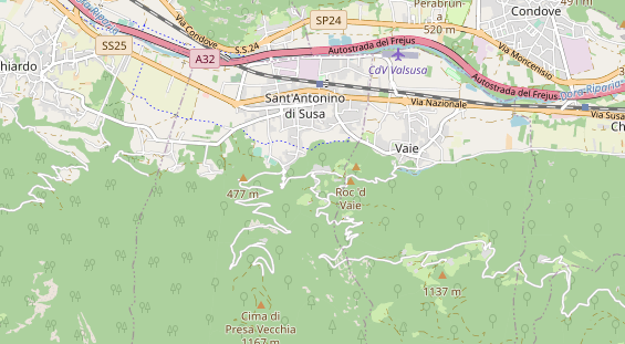 Área para autocaravana en la tarjeta