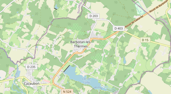 Área para autocaravana en la tarjeta