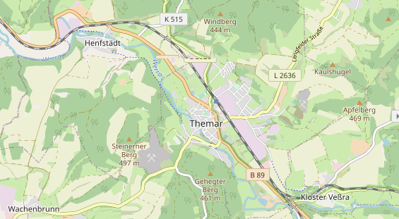 Area di sosta per camper sulla carta