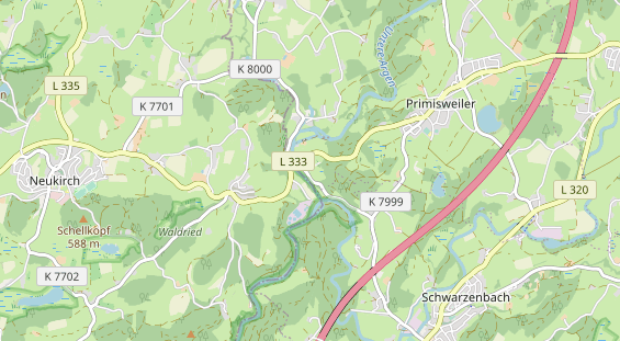 Área para autocaravana en la tarjeta