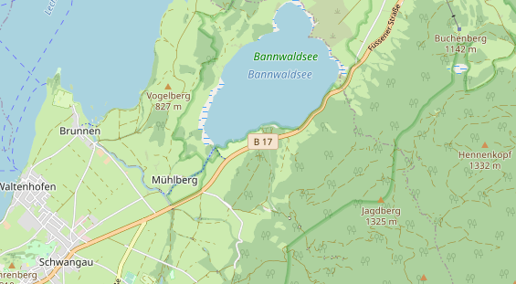 Area di sosta per camper sulla carta