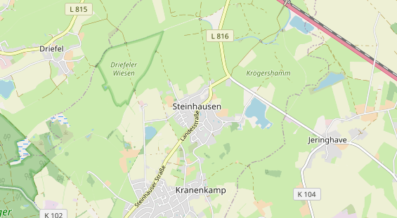 Area di sosta per camper sulla carta