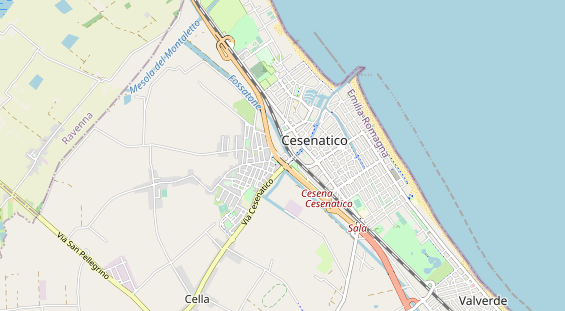 Aire camping-car sur la carte