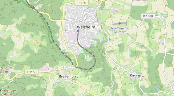 Stellplatz auf Karte