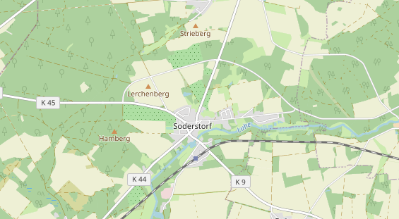 Área para autocaravana en la tarjeta