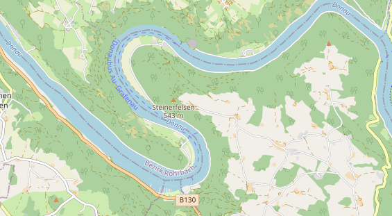 Area di sosta per camper sulla carta