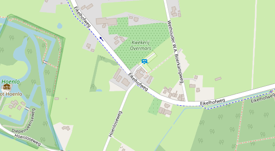 Stellplatz auf Satellitenbild