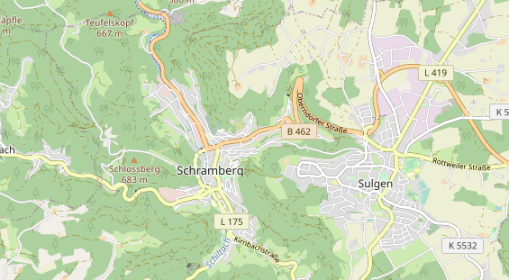 Área para autocaravana en la tarjeta