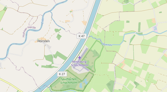 Área para autocaravana en la tarjeta