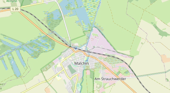 Aire camping-car sur la carte