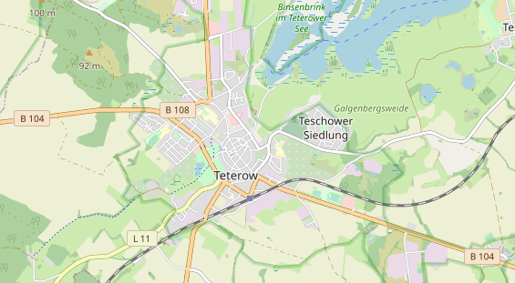 Aire camping-car sur la carte