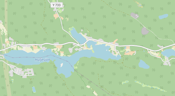 Area di sosta per camper sulla carta