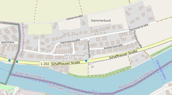 Stellplatz auf Satellitenbild