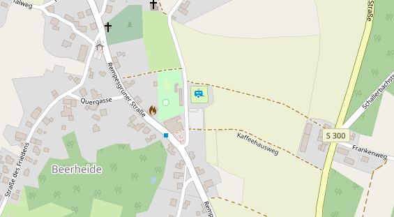 Stellplatz auf Satellitenbild