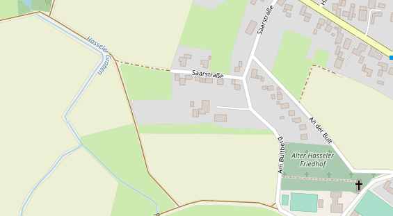 Stellplatz auf Satellitenbild