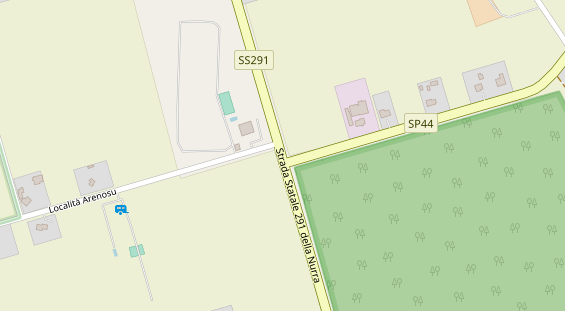 Stellplatz auf Satellitenbild