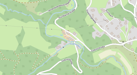 Stellplatz auf Satellitenbild