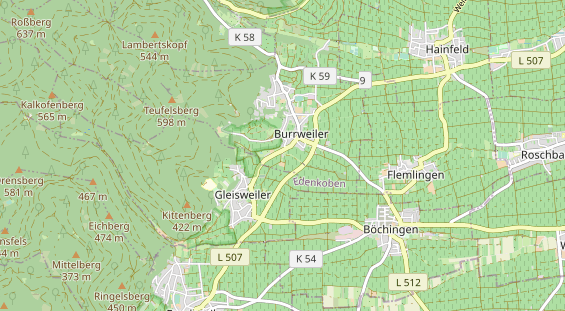 Stellplatz auf Karte