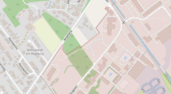 Stellplatz auf Satellitenbild