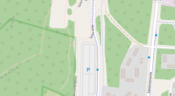 Stellplatz auf Satellitenbild