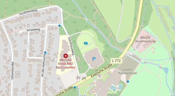 Stellplatz auf Satellitenbild