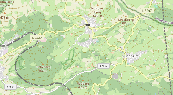 Aire camping-car sur la carte