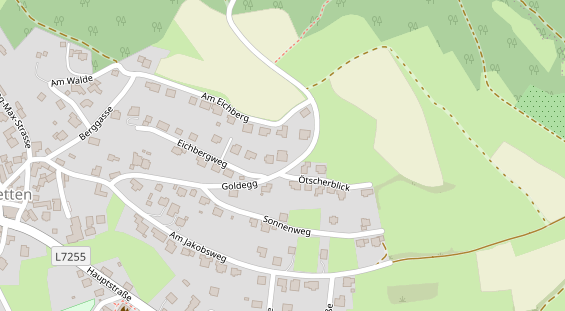 Stellplatz auf Satellitenbild