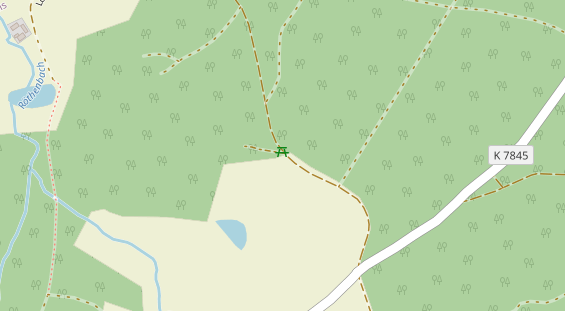 Stellplatz auf Satellitenbild
