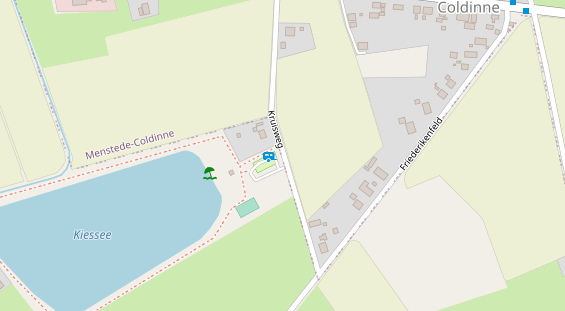 Stellplatz auf Satellitenbild