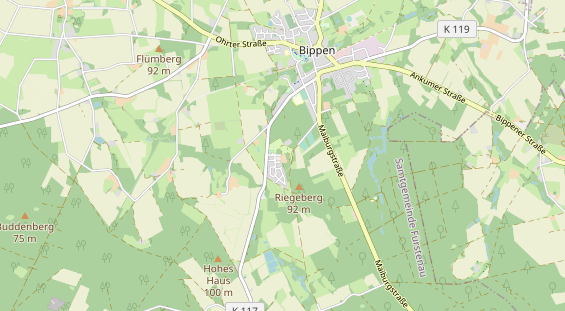 Stellplatz auf Karte