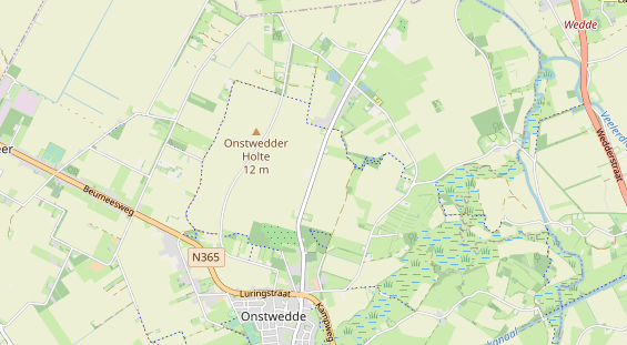 Area di sosta per camper sulla carta