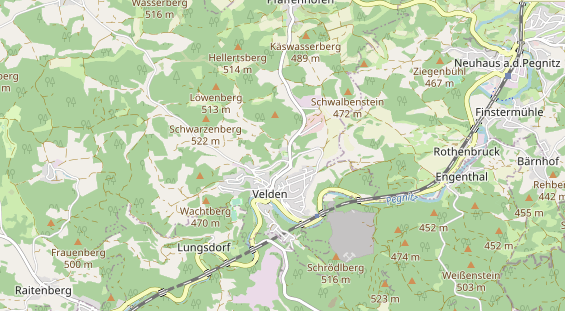 Area di sosta per camper sulla carta