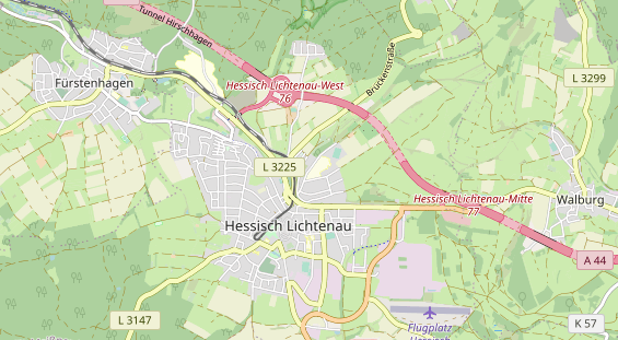 Área para autocaravana en la tarjeta