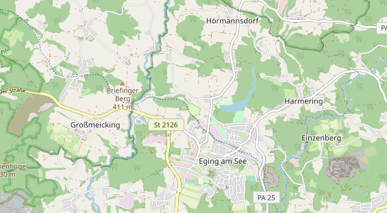 Área para autocaravana en la tarjeta