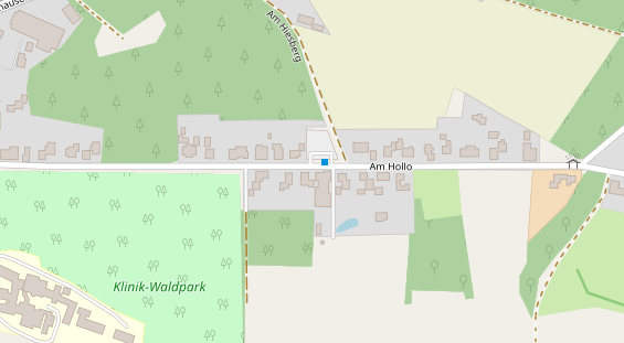 Stellplatz auf Satellitenbild