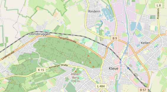 Aire camping-car sur la carte