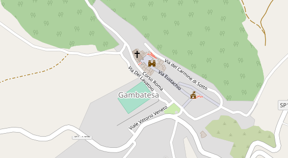 Stellplatz auf Satellitenbild