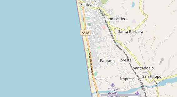 Aire camping-car sur la carte