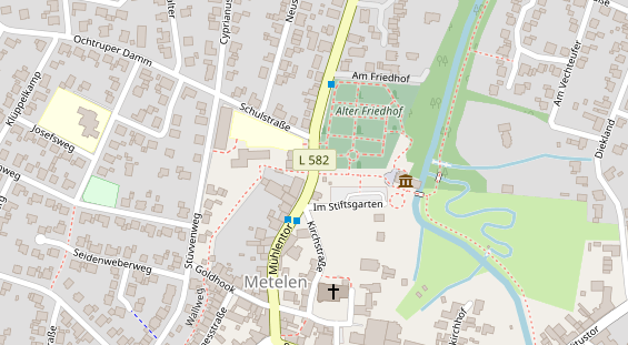 Stellplatz auf Satellitenbild