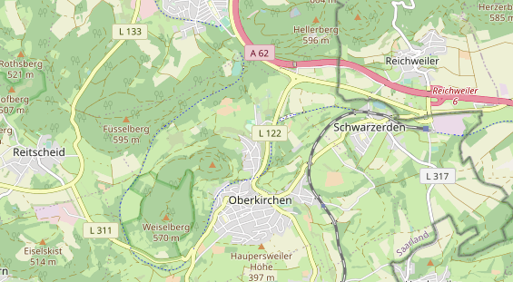 Área para autocaravana en la tarjeta