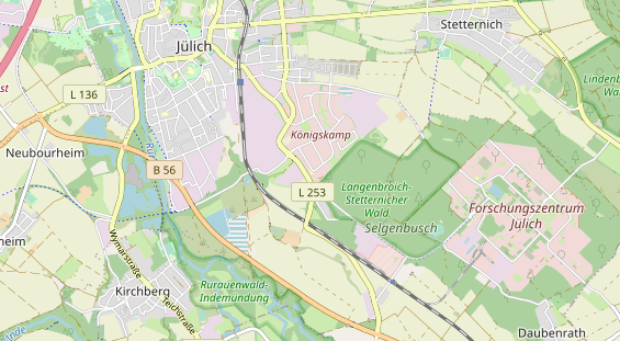 Area di sosta per camper sulla carta