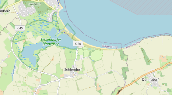 Area di sosta per camper sulla carta