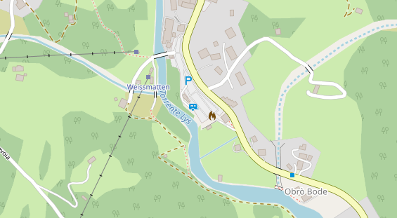 Stellplatz auf Satellitenbild