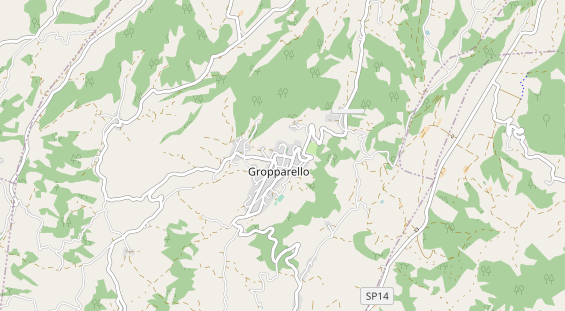 Aire camping-car sur la carte