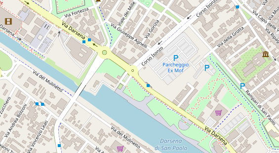 Stellplatz auf Satellitenbild