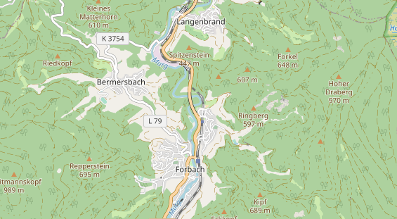 Área para autocaravana en la tarjeta