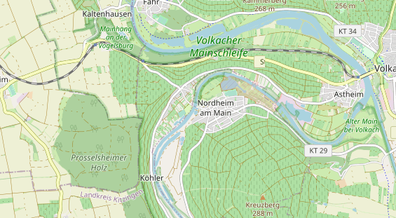 Aire camping-car sur la carte