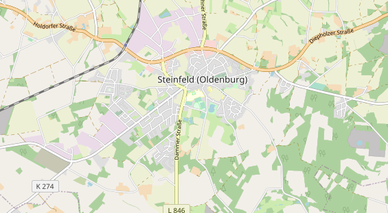 Aire camping-car sur la carte