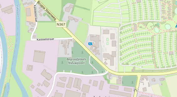 Stellplatz auf Satellitenbild