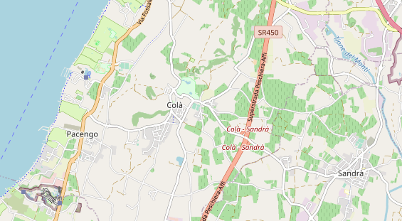 Aire camping-car sur la carte